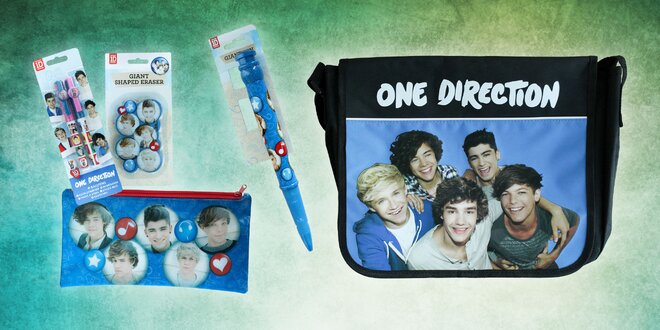 One Direction taška a školské pomôcky