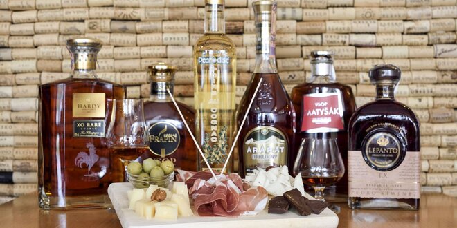 Degustácia cognacu a brandy so someliérom