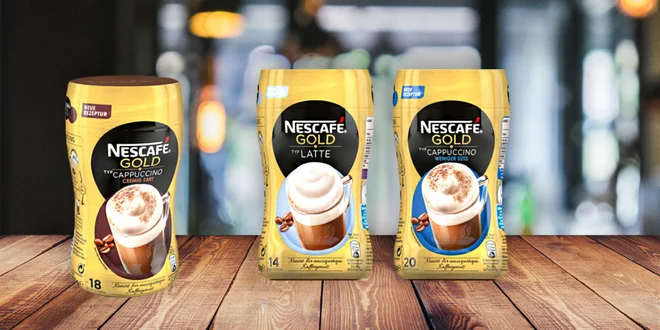Lahodné instantné kávy Nescafé Gold