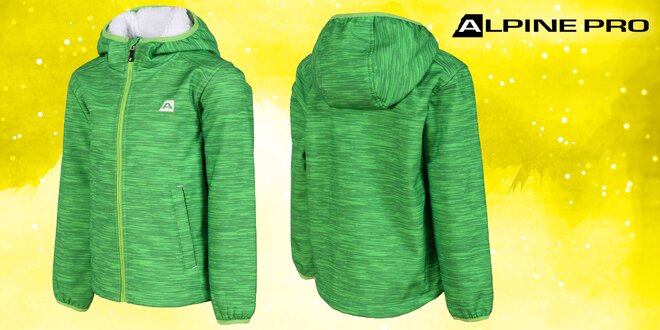 Odolná zateplená bunda Alpine Pro pre deti