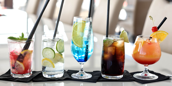 Alkoholické miešané drinky alebo nealko Santiago Lemonade