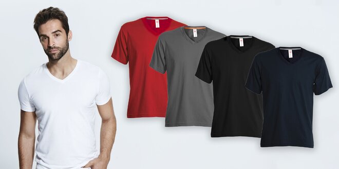 Pánske tričko: rôzne veľkosti a farby