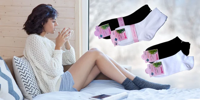 Dámske bambusové ponožky v klasickej dĺžke