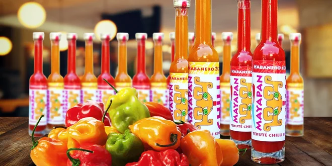 100 % šťava z chilli papričiek odrody Habanero