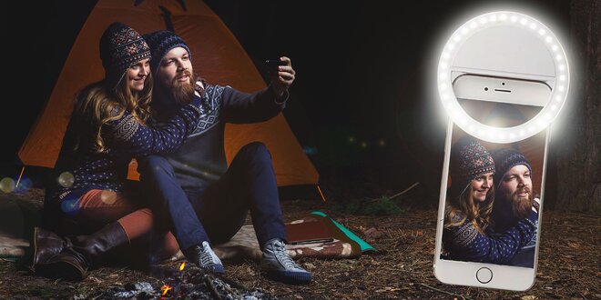 Selfie LED svetlo na mobil