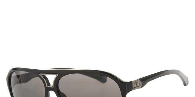 Pánske čierne slnečné okuliare Calvin Klein s tmavými sklami