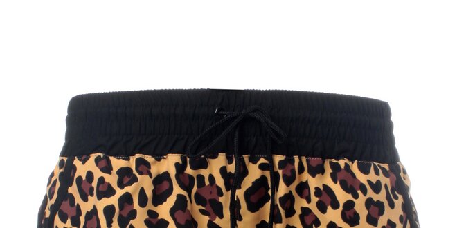 Dámske šortky s leoparďou potlačou Pussy Deluxe