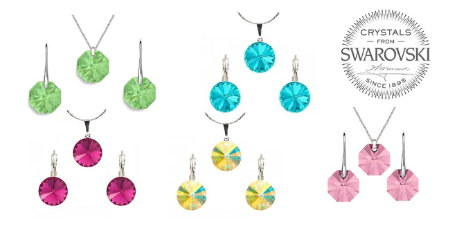 Swarovski set s darčekovým balením a dopravou zdarma