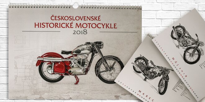 Kalendár - historické motocykle v perokresbe!