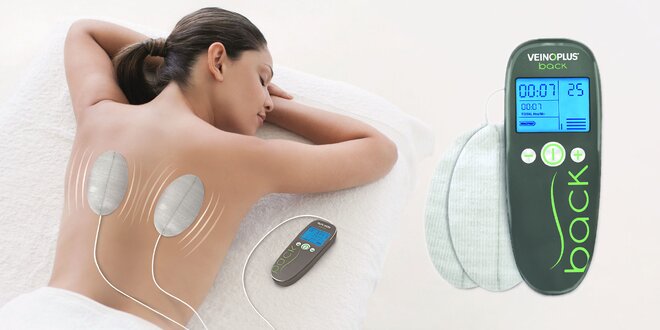 Elektro-stimulačný prístroj na bolesti chrbta