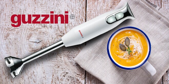 Výkonný ručný tyčový mixér talianskej značky Guzzini
