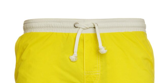 Pánske žiarivo žlté kúpacie šortky Pietro Filipi