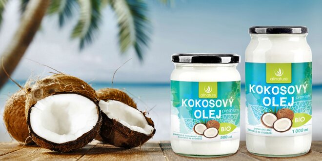 Panenský kokosový olej v bio kvalite