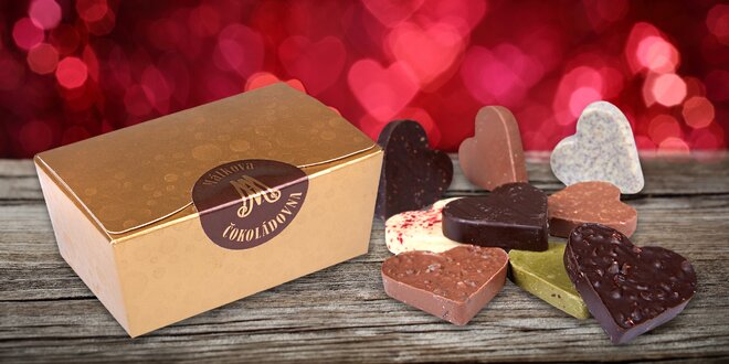 Chuť lásky: ručne vyrábané čokoládové srdiečka