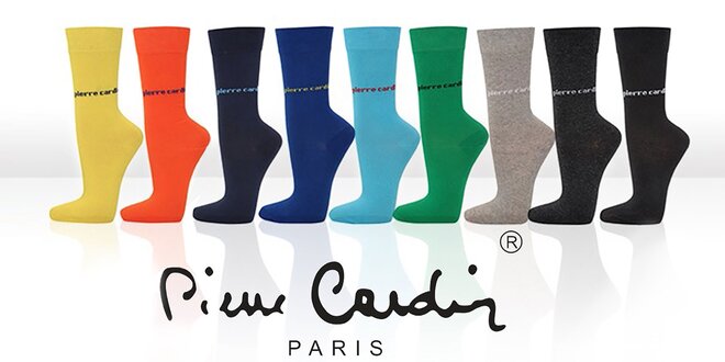 Ponožky Pierre Cardin v štýlových farbách
