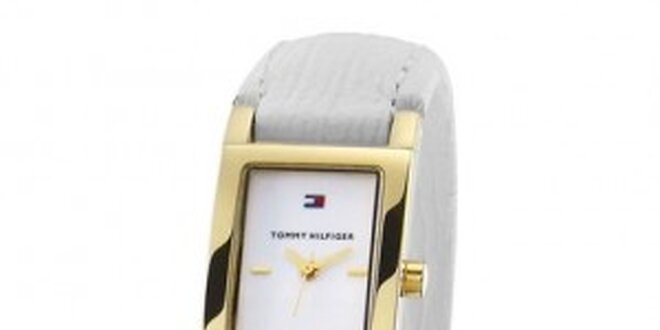 Dámske zlato-šedé náramkové hodinky Tommy Hilfiger