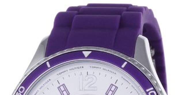 Dámske fialové náramkové hodinky Tommy Hilfiger