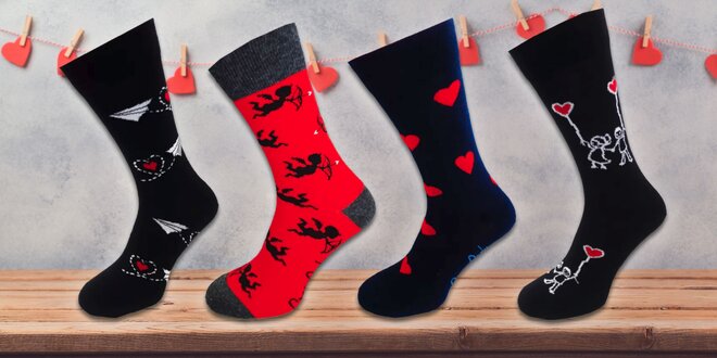 Crazy Love Socks bláznivé ponožky