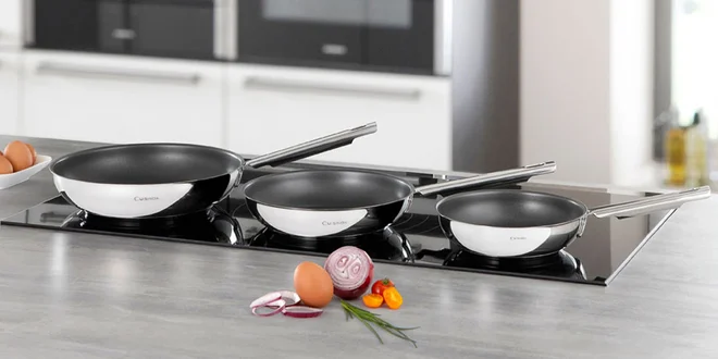 Francúzske antikorové panvice Cuisinox