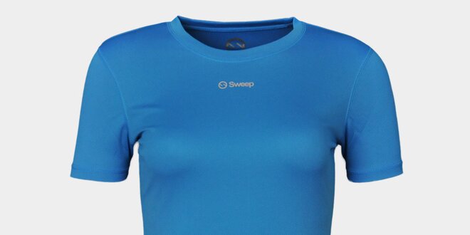 Dámske modré funkčné tričko Sweep