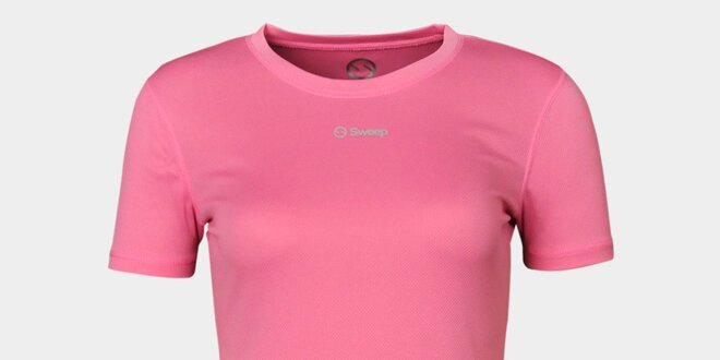 Dámske ružové funkčné tričko Sweep