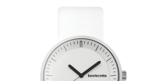 Biele hodinky s bílým ciferníkem Lambretta