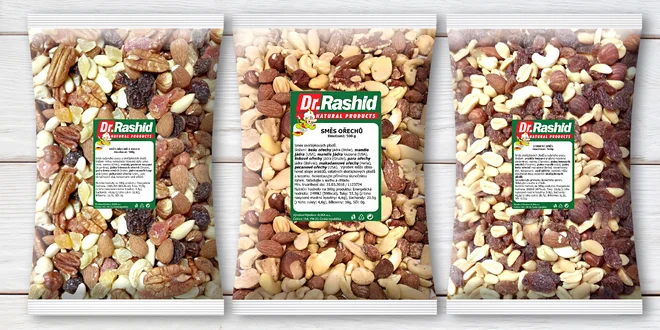 Zachrumkajte pre zdravie: 500 g zmes orechov a ovocia