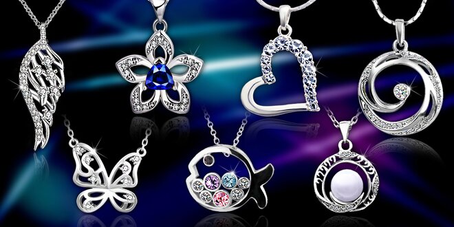 Veľký výber šperkov s kryštálmi Swarovski a zirkónmi - náhrdelníky i náušnice