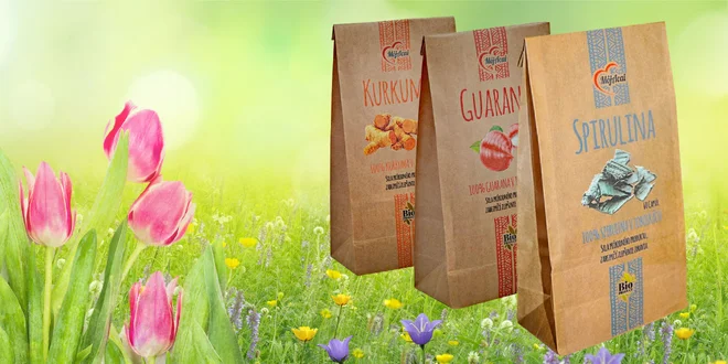 Vytvorte si svoj super balíček z Kurkumy, Guarany a Spiruliny