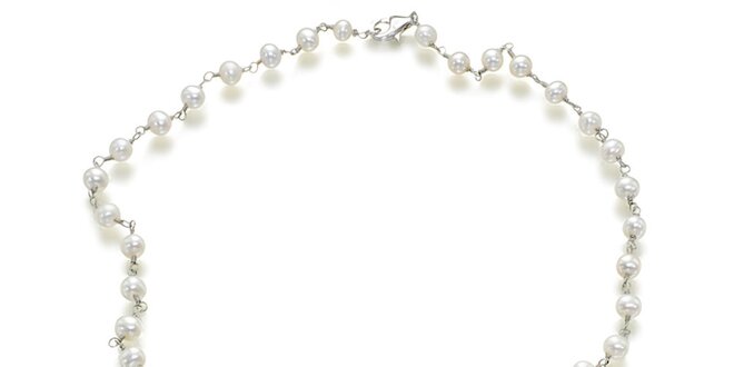 Dámsky perlový náhrdelník Orchira s príveskom