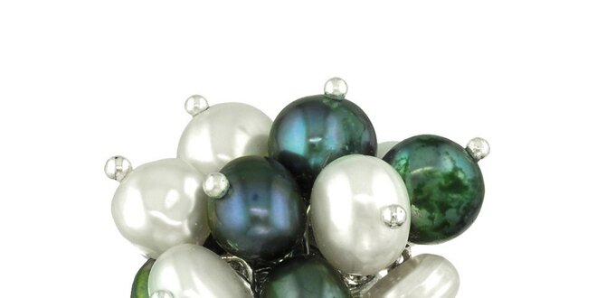 Dámsky prsteň Orchira s farebnými perlami