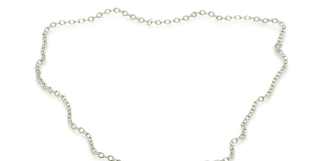 Dámsky strieborný náhrdelník Orchira s perlovým príveskom