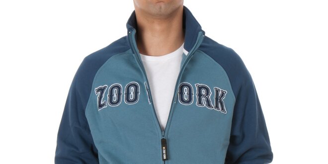 Pánska modrá mikina Zoo York