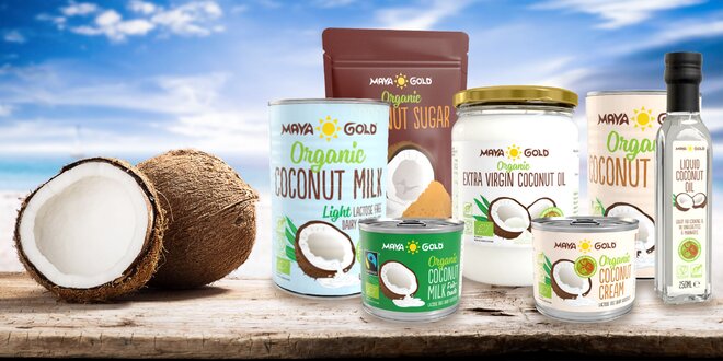 BIO fair trade vegan produkty z kokosu