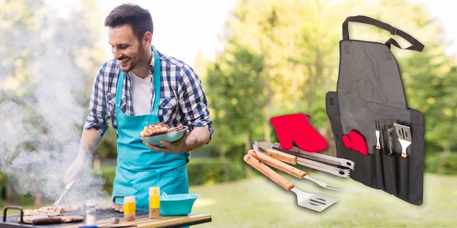 BBQ praktická sada na grilovanie