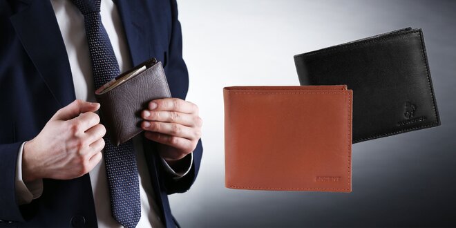 Štýlové pánske peňaženky z pravej kože - 17 typov