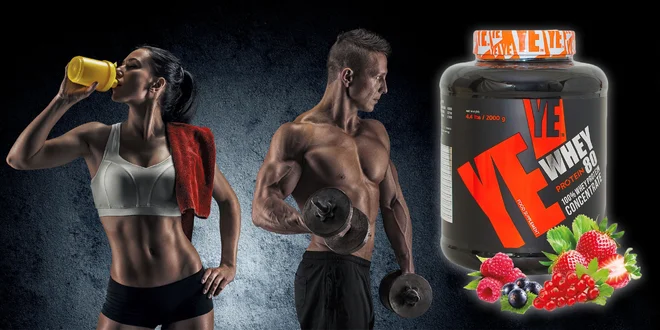 Proteín YE-Whey 80 / 2 kg v 4 rôznych príchutiach