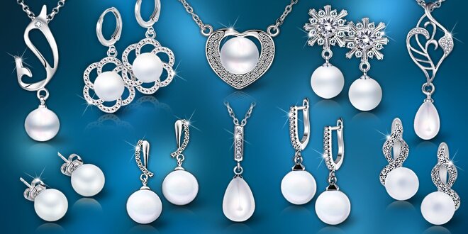 Elegantné perlové šperky z novej kolekcie: náušnice i náhrdelníky