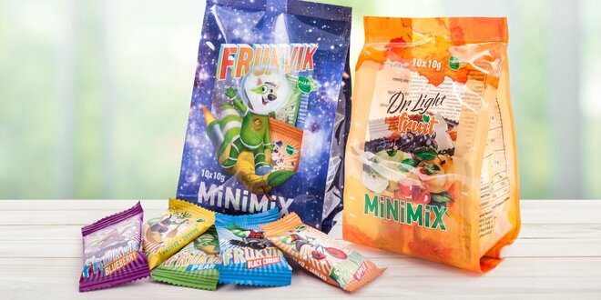 MiNiMiX tyčinky: Frukvik i Dr. Light Fruit