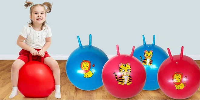 Skákacie lopty pre zábavu i zdravý vývoj detí