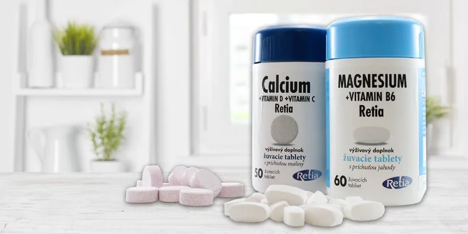 Kalcium a magnézium pre fit pocit po celý rok