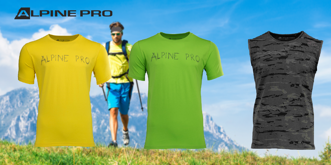 Pánske tričká Alpine Pro RYKER alebo tielko Alpine Pro ROD