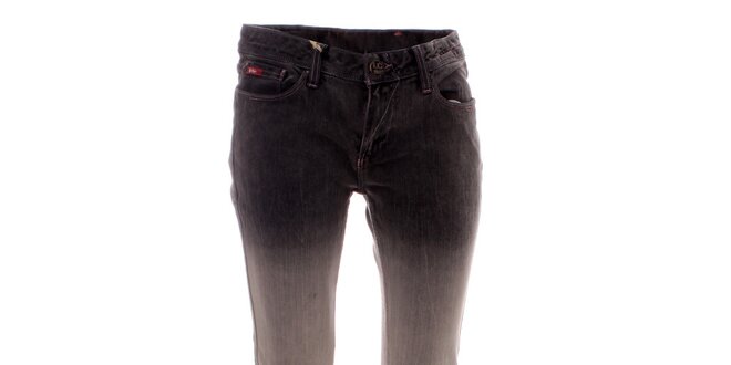 Dámske šedé džínsy s ombré efektom Lee Cooper