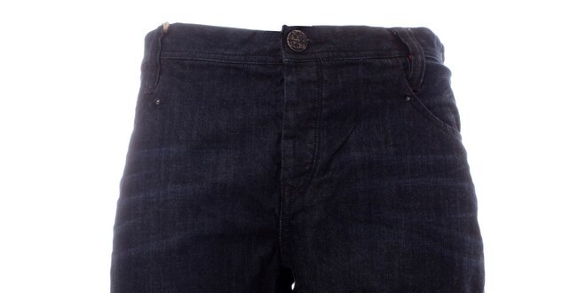 Pánske tmavomodré džínsové kraťasy Lee Cooper