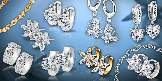 Trblietavé náušnice a náramky La Diamantina - nové kúsky