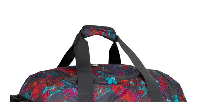 Dámska kvetovaná cestovná taška na kolieskach Chiemsee
