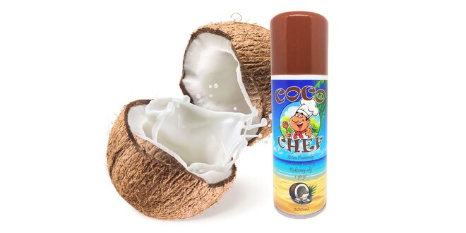 Kokosový olej v spreji CocoChef