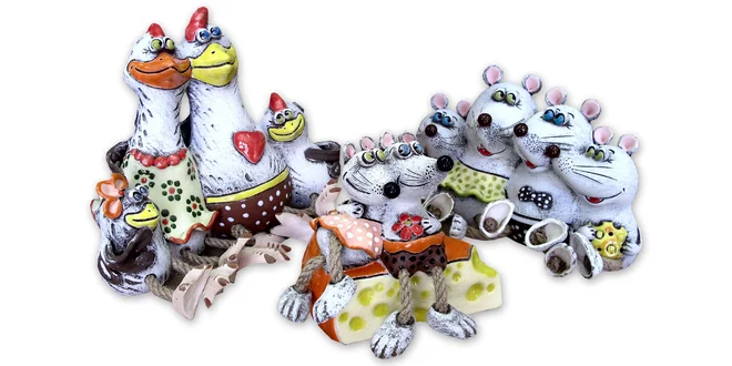 HANDMADE vyrobená keramická pokladnička