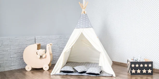 Úžasné teepee pre malých indiánov a indiánky!