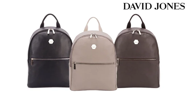 Priestranné dámske elegantné batôžky David Jones
